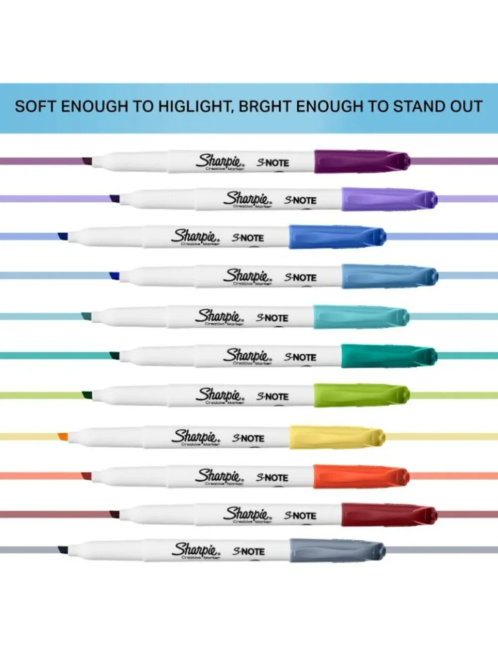 Sharpie S-Note Creative Highlighters Toy Story 5 Packaging Chisel Tip Assorted